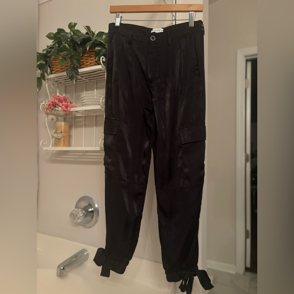 And Now This Women’s Black Cargo Pants